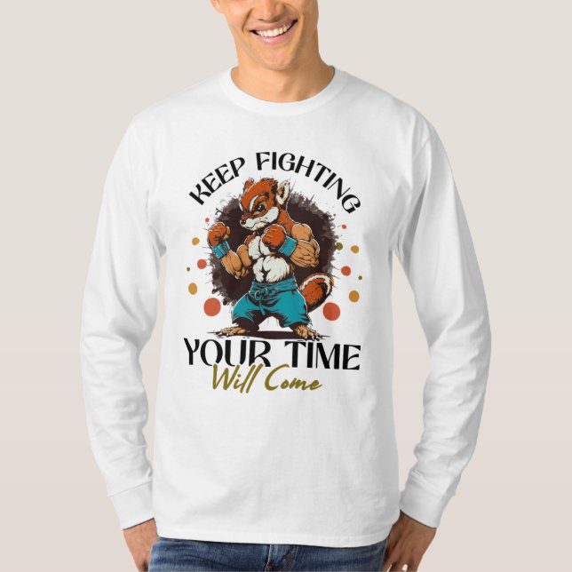 Behålla Fighting Spirit T Shirt (Framsida)