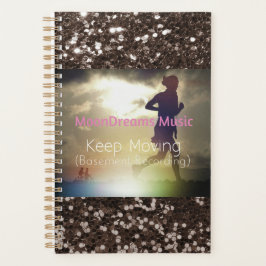 Behålla Flytta Brown Faux Glitter