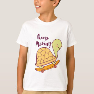 Behålla Flytta Funny Cute Kids T Shirt
