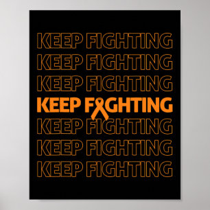 Behålla för medvetandegörande - Kamp mot Orange Ba Poster