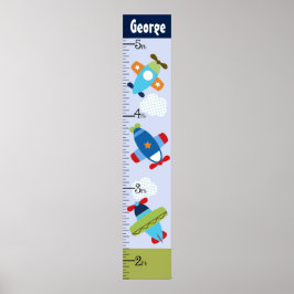 Behålla för personligens flygplanstillväxtdiagram poster