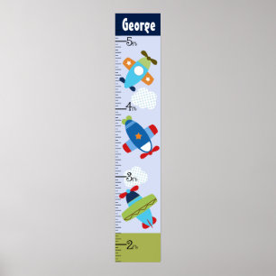 Behålla för personligens flygplanstillväxtdiagram  poster