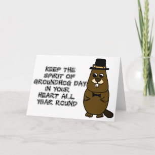 Behålla Groundhog Day i hjärtat Kort