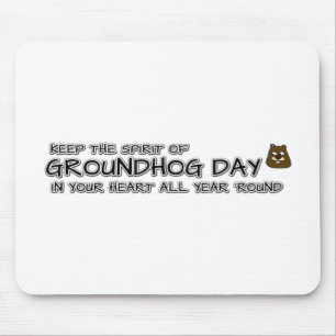 Behålla Groundhog Day i hjärtat Musmatta