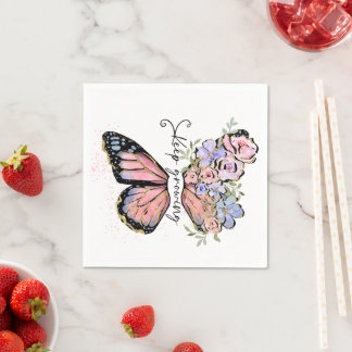 Behålla Growing Wildblomsoffert Pappersservett