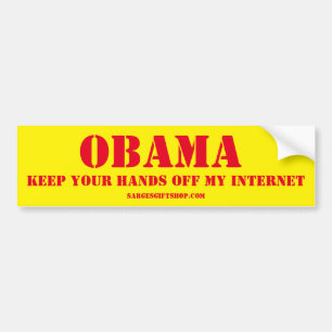 BEHÅLLA HÄNDER AV MIN INTERNET OBAMA BILDEKAL