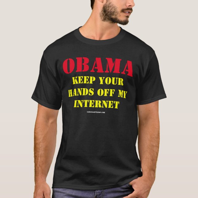 BEHÅLLA HÄNDER AV MIN INTERNET OBAMA TRÖJA (Framsida)