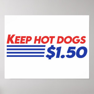 Behålla Hett Hundar $ 1,50 Poster