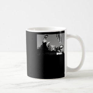 Behålla Him Down Bulletsecure Trump 2024 Kaffemugg