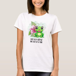 Behålla Hoppin'Colorful Frog Vuxen T-Shirt