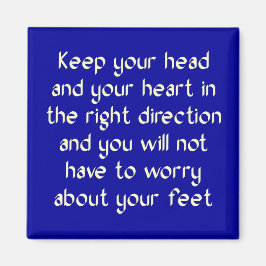 Behålla huvudet och hjärtat i högerna magnet