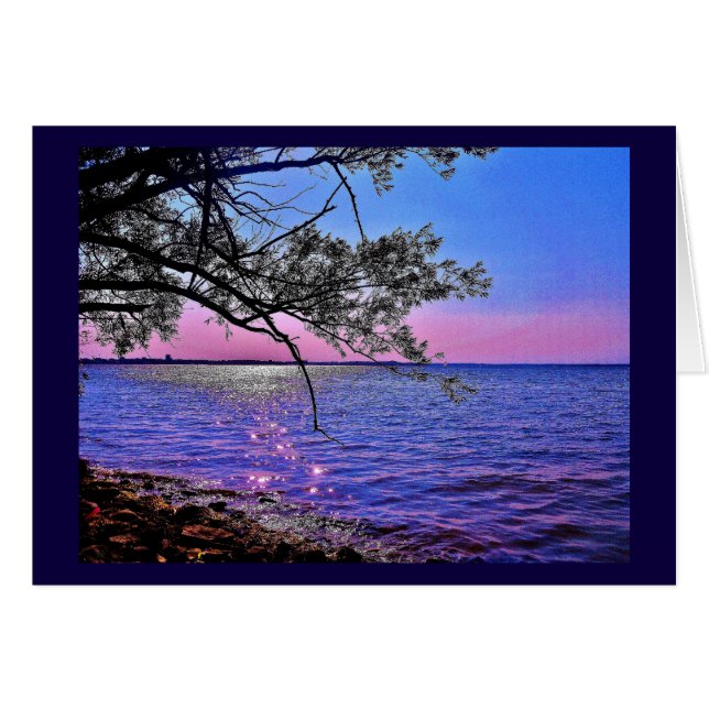 Behålla i Touch Hälsningskort (Framsidan Horizontal)