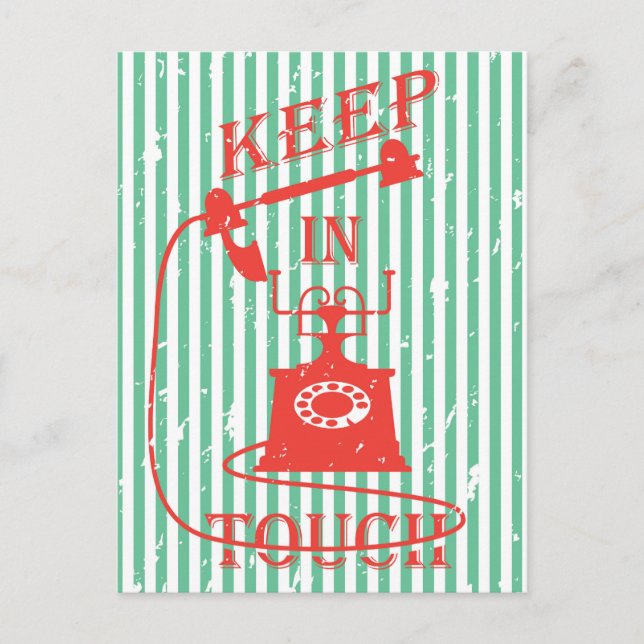 Behålla i tryckcitattecken vykort (Framsida)