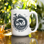 Behålla inte att persikor väntar | Tropical Pun Kaffemugg<br><div class="desc">Behålla inte stranden som väntar! Ta en coola anpassningsbar mugg och njut av din favoritdryck innan du går ut för att njuta av havet. Denna anpassningsbar grafik är perfekt för att hålla strandhuset i lager, eller bara för älskare i stranden i allmänhet. Komiskt pun-citattypgrafi med en havssand och surfa i...</div>