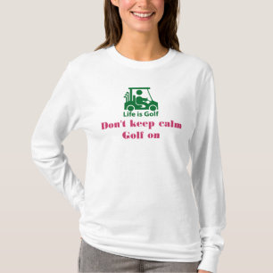 Behålla inte lugn t-shirt