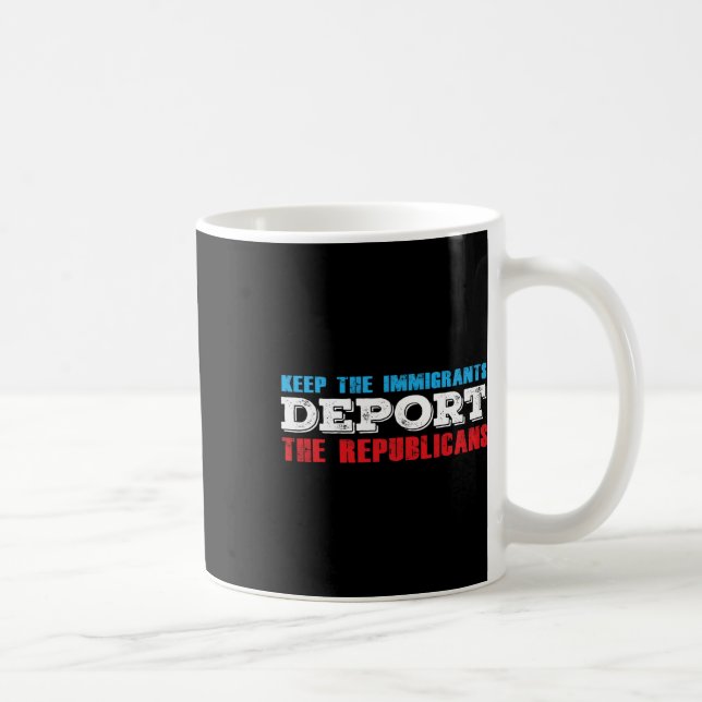 Behålla: Invandrare deporterar republikanerna i st Kaffemugg (Höger)