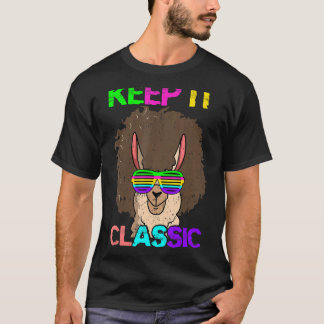 Behålla IT Classic Alpaca 80's 90's Llama T Shirt