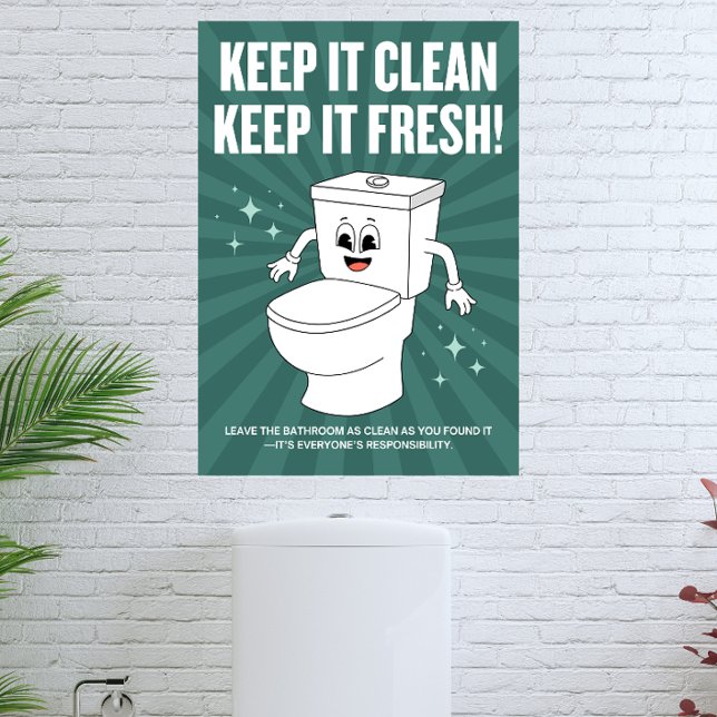 Behålla IT Clean, Behålla it Fresh (Renare) - Lust Fototryck (Skapare uppladdad)