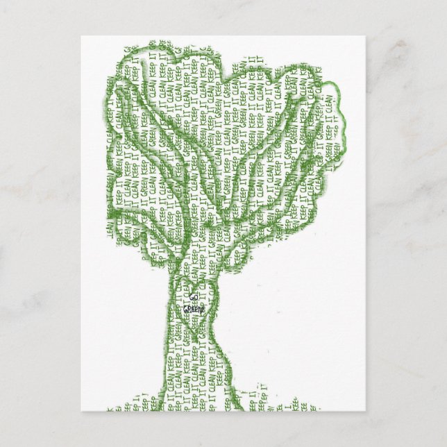 BEHÅLLA IT CLEAN VYKORT (Framsida)