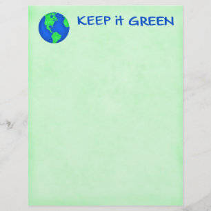 Behålla IT Grönt Spara Earth Environment Art