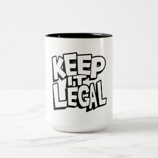 Behålla IT: Kopp Novelty Drinkware för juridisk ka