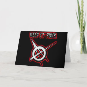 BEHÅLLA IT PUNK STEN KORT