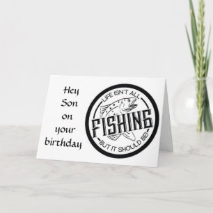 **BEHÅLLA IT REEL** PÅ **SON'S BIRTHDAY**-KORT KORT