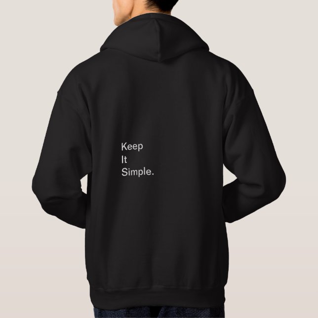 BEHÅLLA IT SIMP. VOL 1  HOODIE (Baksida)
