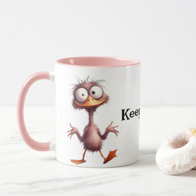 Behålla It Spicy Coffee Mugg - Bold Sips, Bold Vib (Med munk)