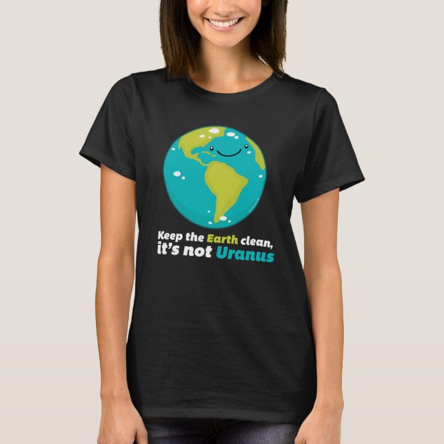 Behålla Jorden Clean Tee Shirt (Framsida)
