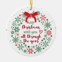 Behålla jul med ditt prydnadsföremål