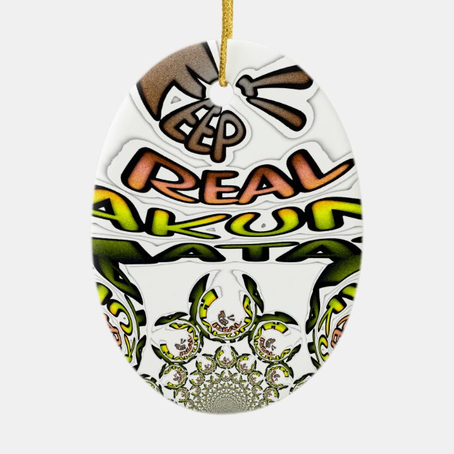 Behålla: Kaleidoscope Art-utskrift/grafik Julgransprydnad Keramik (Framsidan)