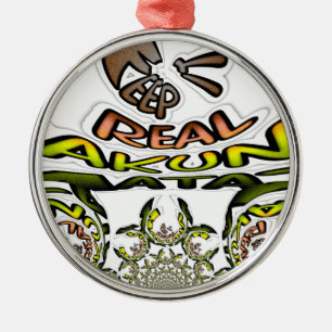 Behålla: Kaleidoscope Art-utskrift/grafik Julgransprydnad Metall