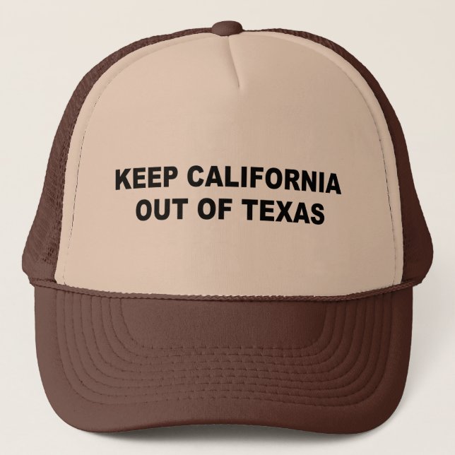 Behålla Kalifornien ut ur Texas Keps (Framsida)