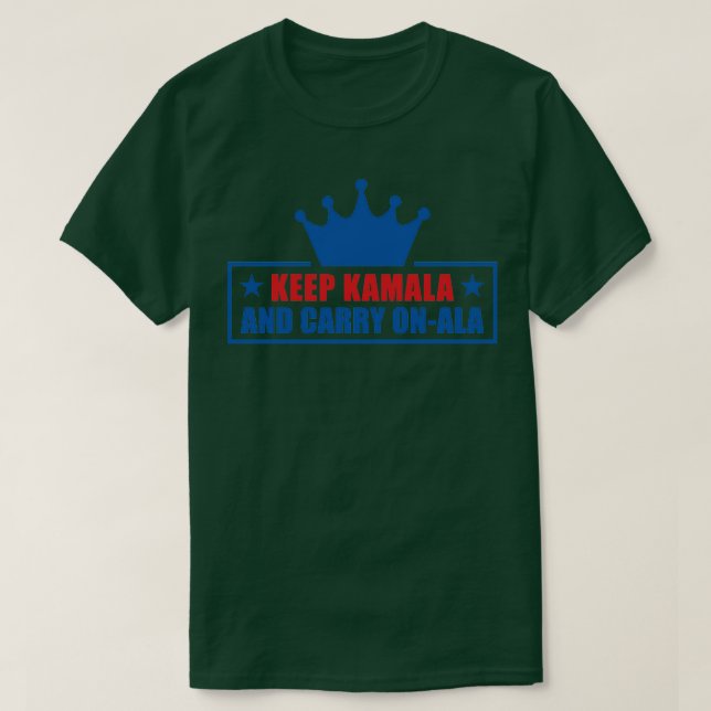 Behålla Kamala och ry on Ala Krona T Shirt (Design framsida)