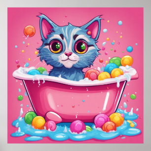 Behålla Kat-design eller utformning av din egen Po Poster