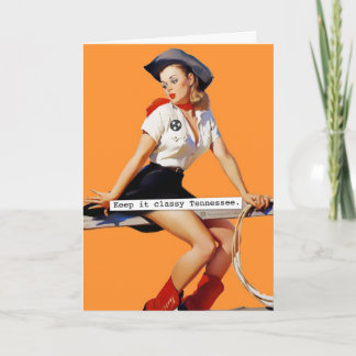 Behålla: Klassy Tennessee-födelsedagskort Kort