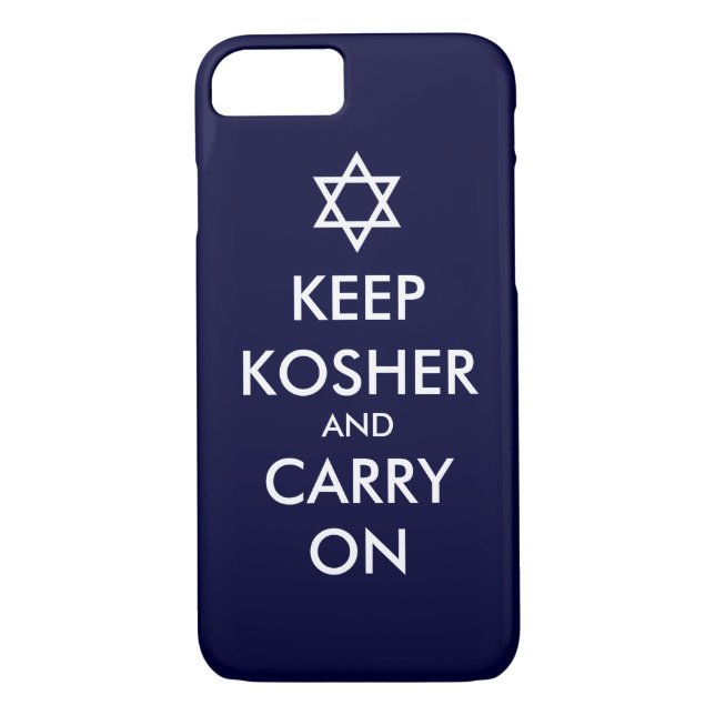 Behålla Kosher och fortsätt Case-Mate iPhone Skal (Baksida)