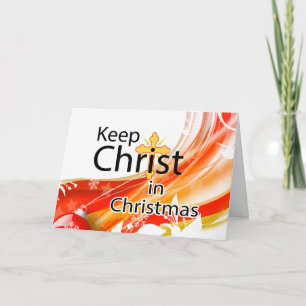 Behålla Kristus i julklapp, Religiösa-kort Helgkort