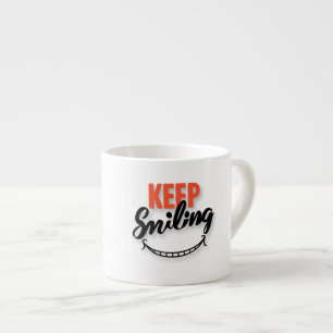 behålla leende mugg espressomugg