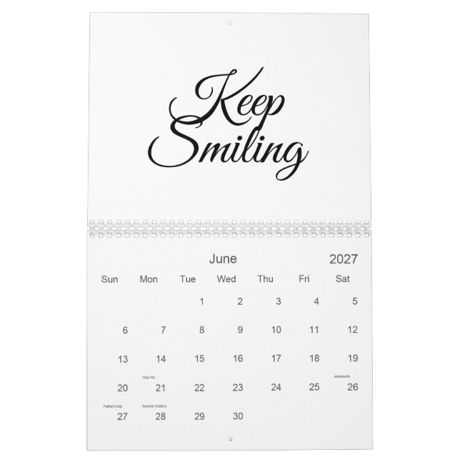 Behålla leker, låtsas att det inte är måndag  kalender (Jun 2027)