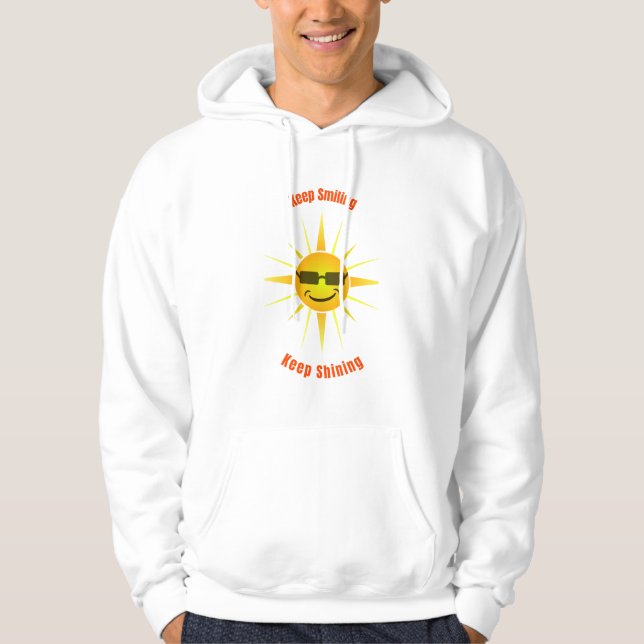 Behålla Lekning och Behålla Shining Hoodie (Framsida)