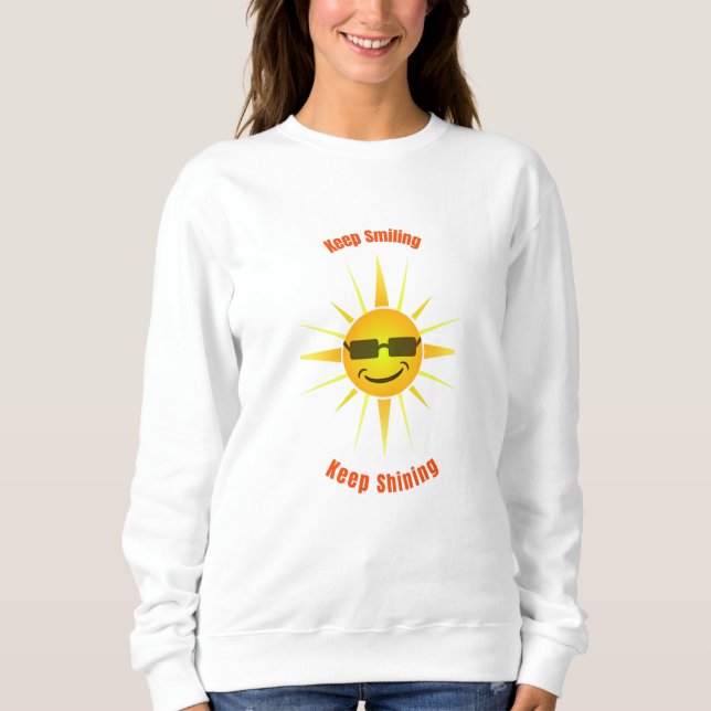 Behålla Lekning och Behålla Shining T Shirt (Framsida)