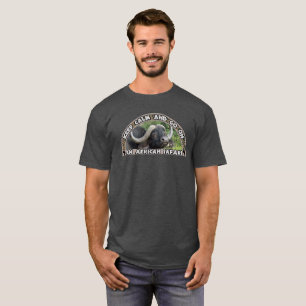 Behålla Lugn African Safari Buffalo Grass T Shirt