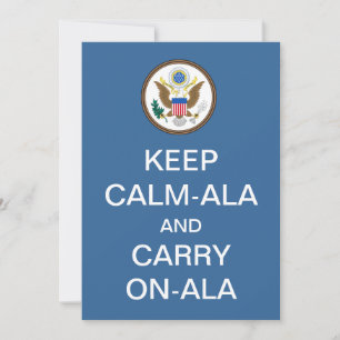 BEHÅLLA LUGN- ALA och CARRY ON- ALA INSTuration Inbjudningar