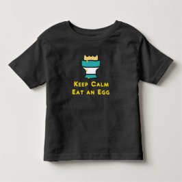 Behålla Lugn Ät en ägg T Shirt