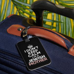 Behålla Lugn att jag är en judisk Mor Hanukkah Bagagebricka<br><div class="desc">Behålla Lugn att jag är en judisk Mor Hanukkah</div>