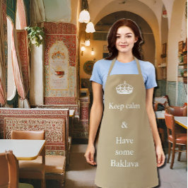 behålla-lugn -Baklava - i khaki&vit