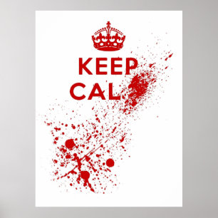 Behålla Lugn Blodplättare Poster