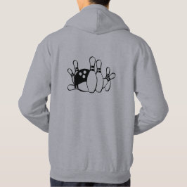 Behålla Lugn Bowling Bowl Game Team Player Sweatshirt